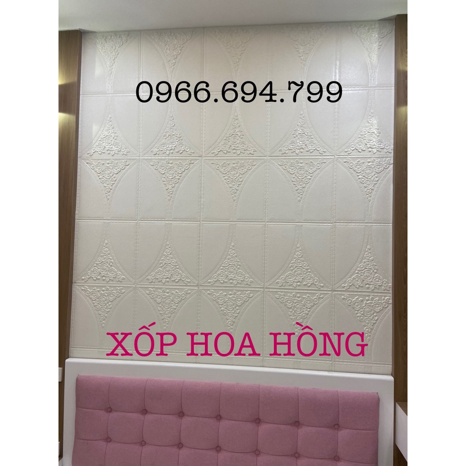 Xốp Dán Tường Hoa Hồng, Hoa Văn - Loại 1 - Loại nhập khẩu cao cấp | BigBuy360 - bigbuy360.vn