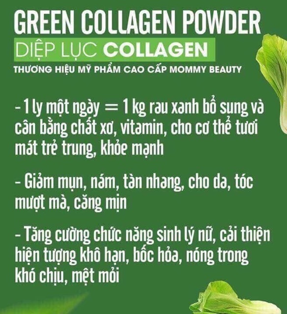 Diệp lục green collagen