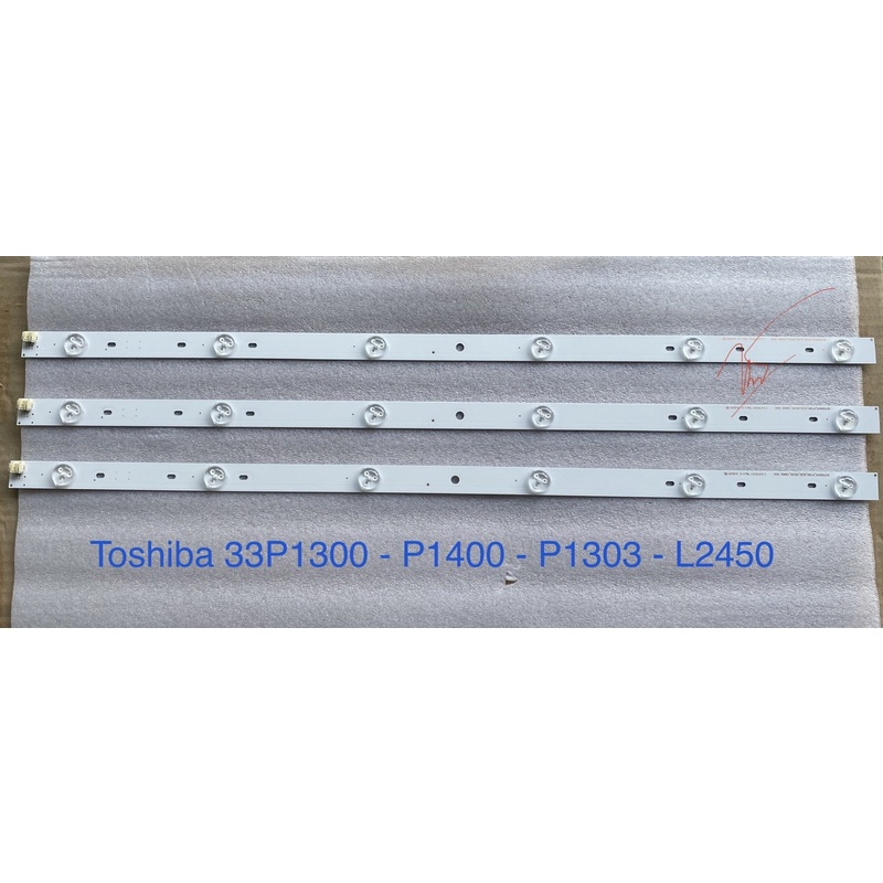 [Mới] Bộ Led Toshiba 32 P1300/P1303/P1400/L2450 (3 Thanh)