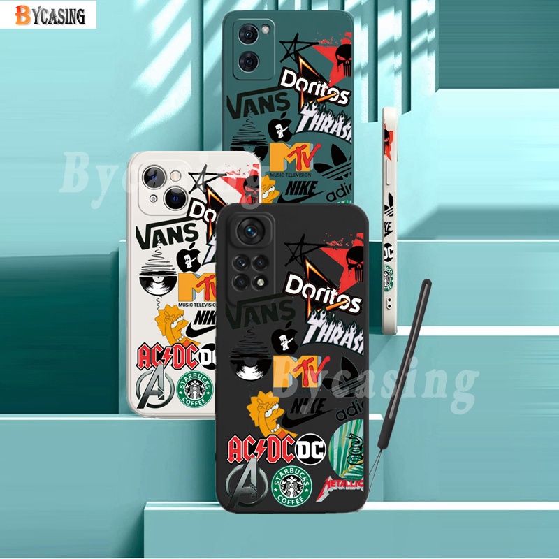 Ốp Điện Thoại Cao Su Mềm Có Dây Đeo Redmi Note 12 Note 11 Note11S Redmi10 10C 9T 9A 9C Note10S Note9 Note8 Poco M4 Pro M3 X3Pro X3NFC