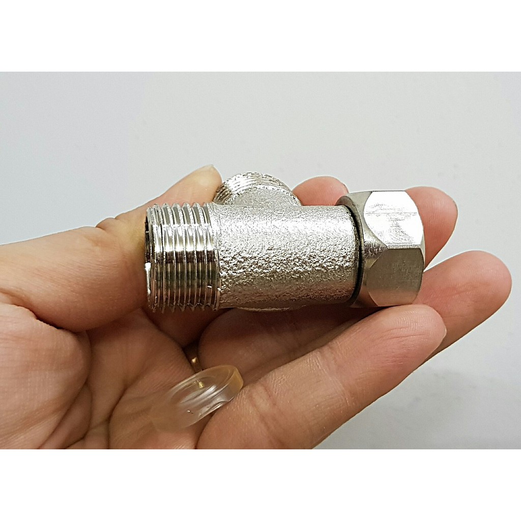 Van T chia nước không khóa thau xi siêu bền