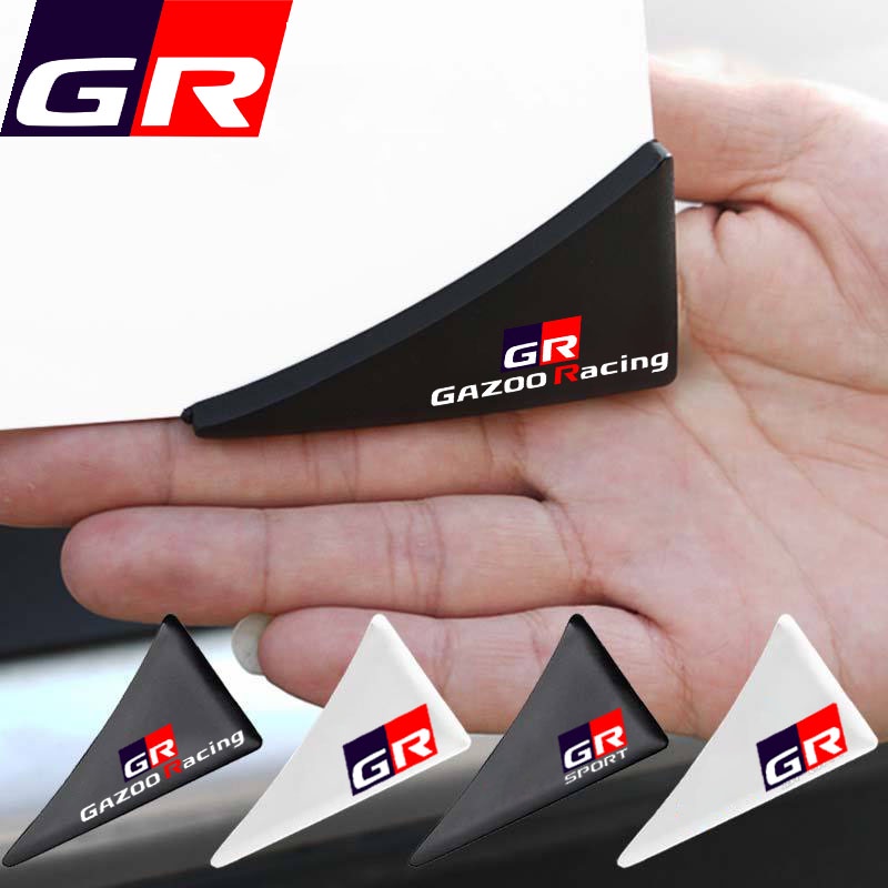 Miếng Dán Cao Su Silicon Dày Bảo Vệ Góc Cửa Xe Hơi Chống Trầy Xước Cho Toyota GR Sport Vios Yaris Corolla Cross Fotuner CHR RAV4
