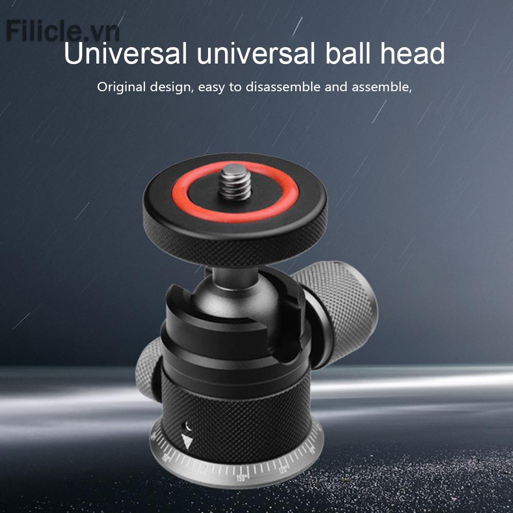 Giá đỡ đầu tròn bằng nhôm xoay 360 độ cho máy ảnh DSLR | BigBuy360 - bigbuy360.vn
