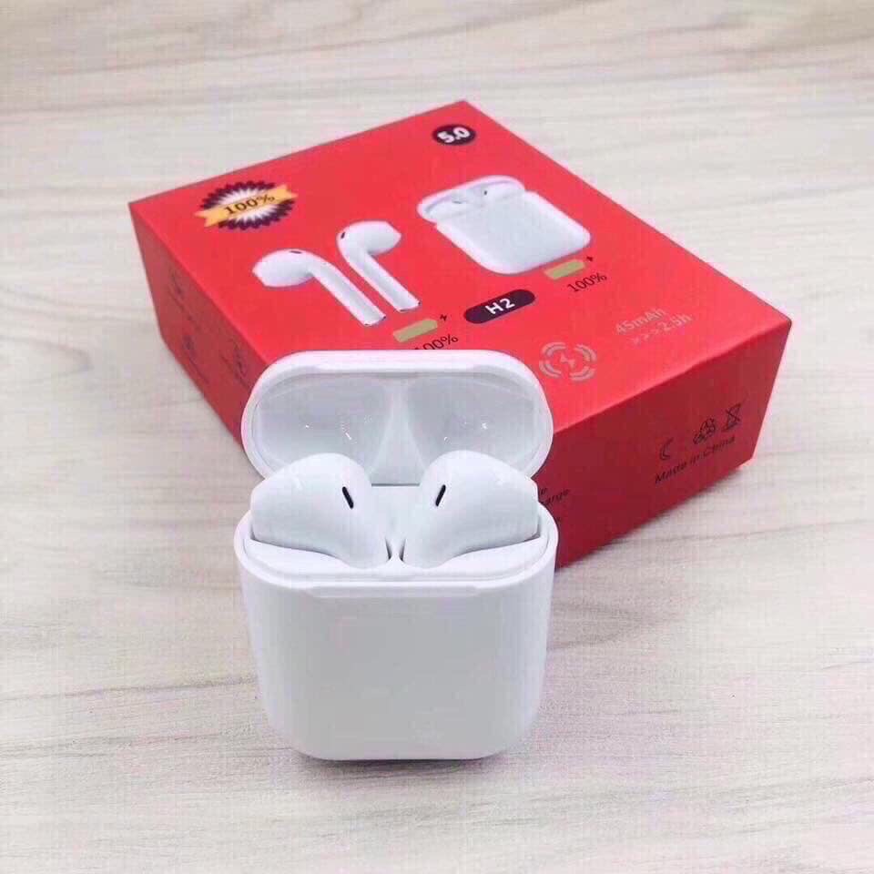 Tai nghe bluetooth không dây 2 tai H2, tai nghe airpod