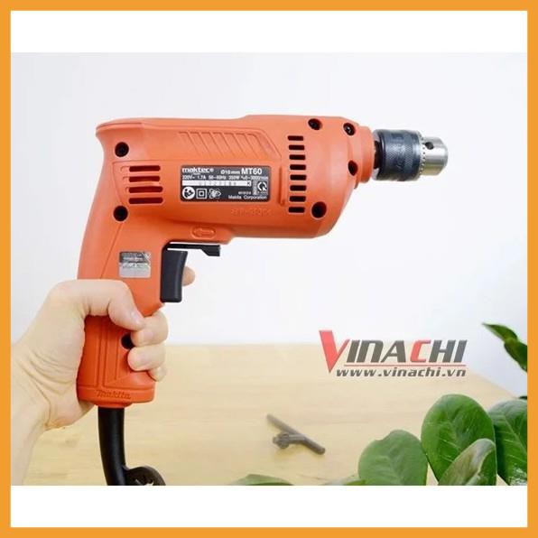 Máy Khoan Điện Maktec Chính Hãng MT60 - Máy Khoan Điện Cầm Tay Khoan Kim Loại Khoan Gỗ Và Vặn Vít