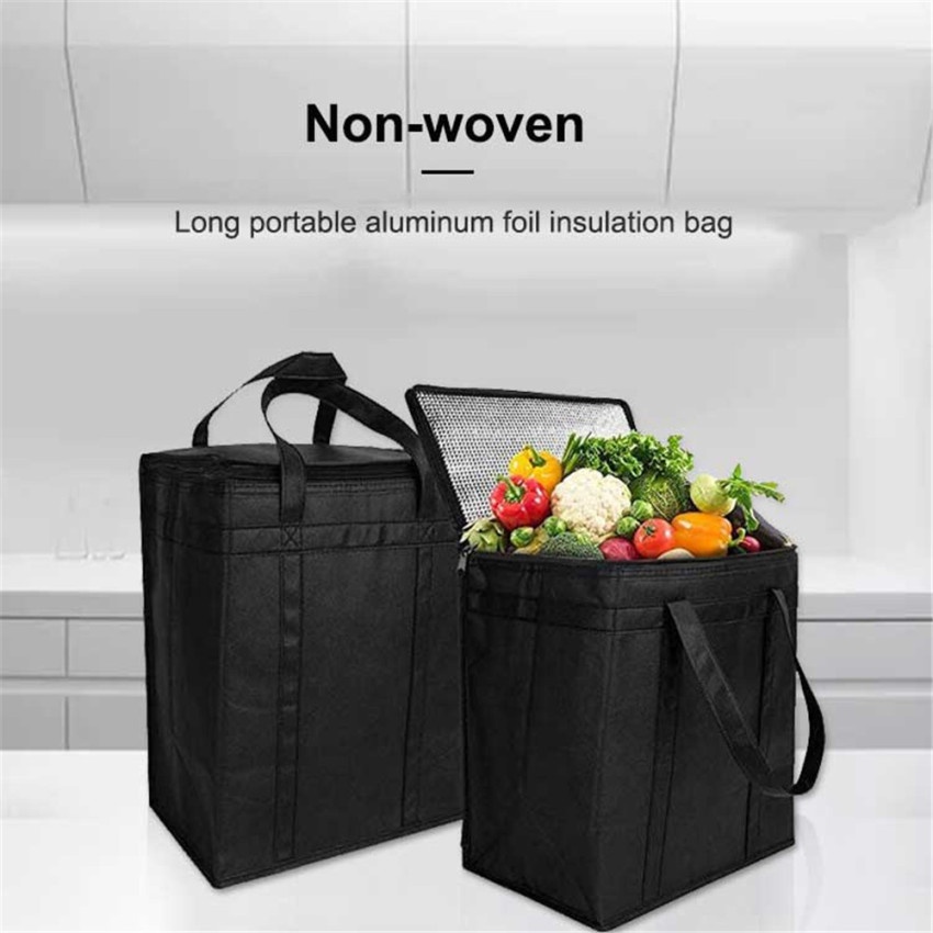 Được Làm Từ Mạnh Mẽ, Hạng Nặng 80 gram, với hình ảnh Cách Nhiệt, mở rộng tới Đáy Túi Để tăng cường sức mạnh có Dây Kéo gần. Vải Ướt h