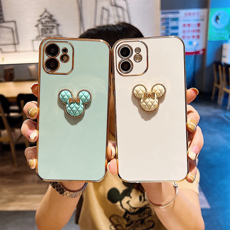 Ốp Điện Thoại Silicon Dẻo Mạ Màu 6D Chống Sốc Cho iPhone 7 8 SE 2020 X Xs XR Xs Max 11 12 13 Pro 11 12 13 Pro Max