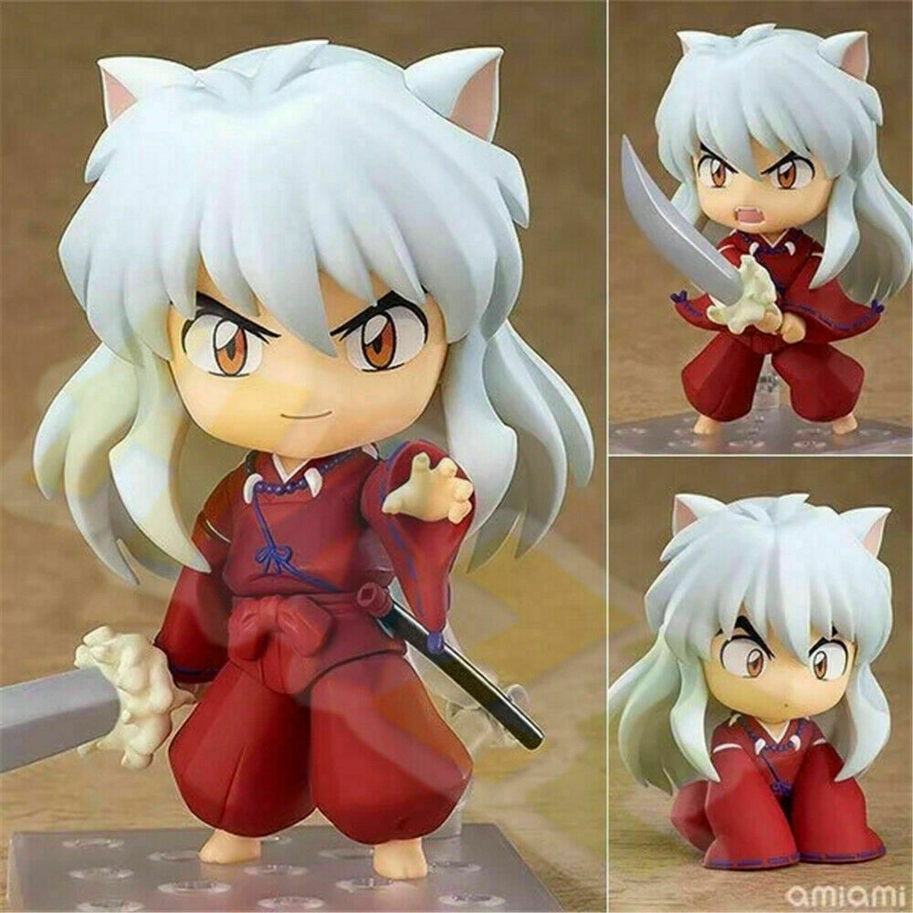Mô hình nhân vật Sesshoumaru trong Inuyasha Nendoroid 1300 # 1514 # 10cm bằng PVC