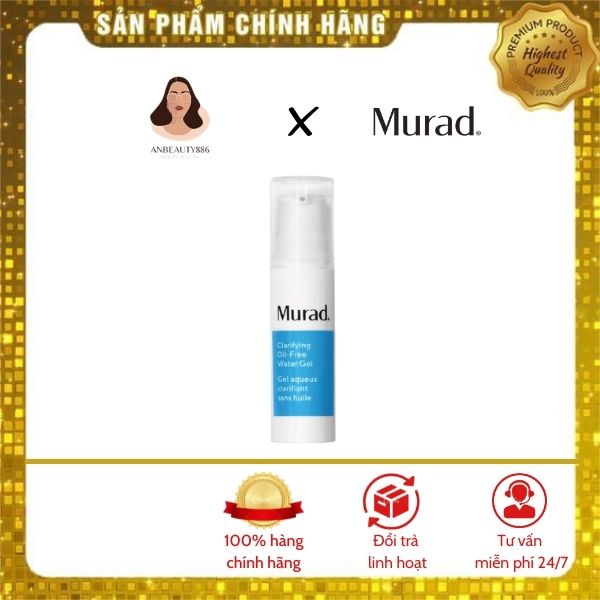 Gel dưỡng cách ly vi khuẩn, ngăn ngừa mụn Murad Clarifying Oil-Free Water Gel 5ml