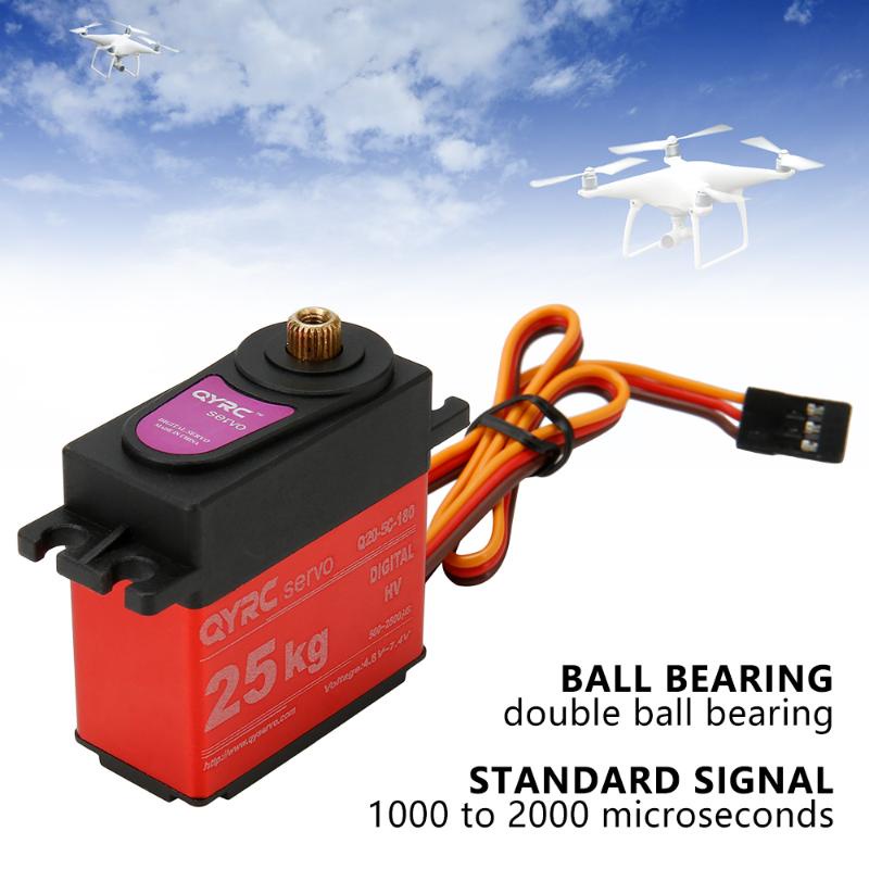 Thiết bị trợ lực động cơ kỹ thuật số 25kg tốc độ cao chống nước cho xe hơi RC