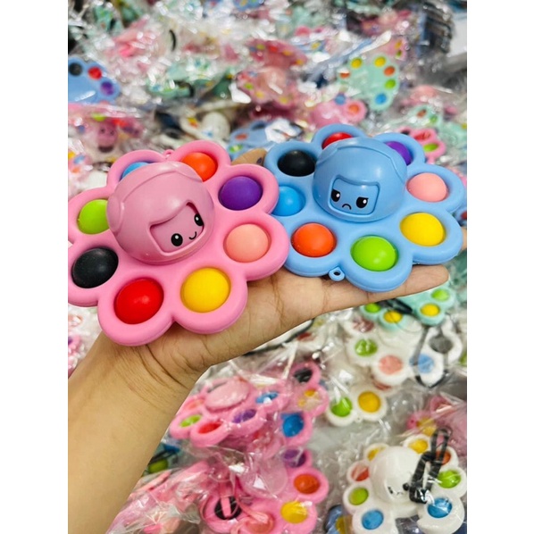 Con quay Popit bạch tuộc 6 nút