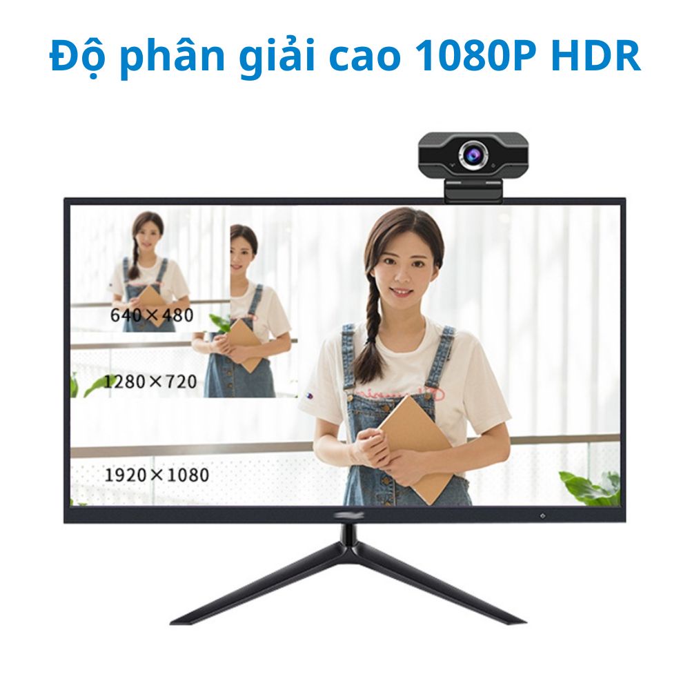 Webcam máy tính J2 Pro có mic full hd 1080p full box siêu nét dùng cho