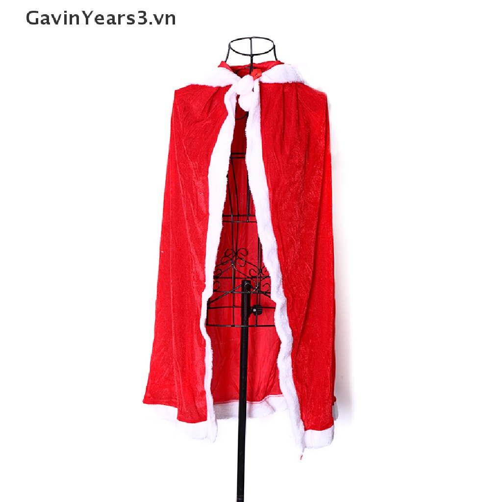 Áo choàng đỏ có mũ trùm hóa trang ông già noel cho mùa đông
 | BigBuy360 - bigbuy360.vn