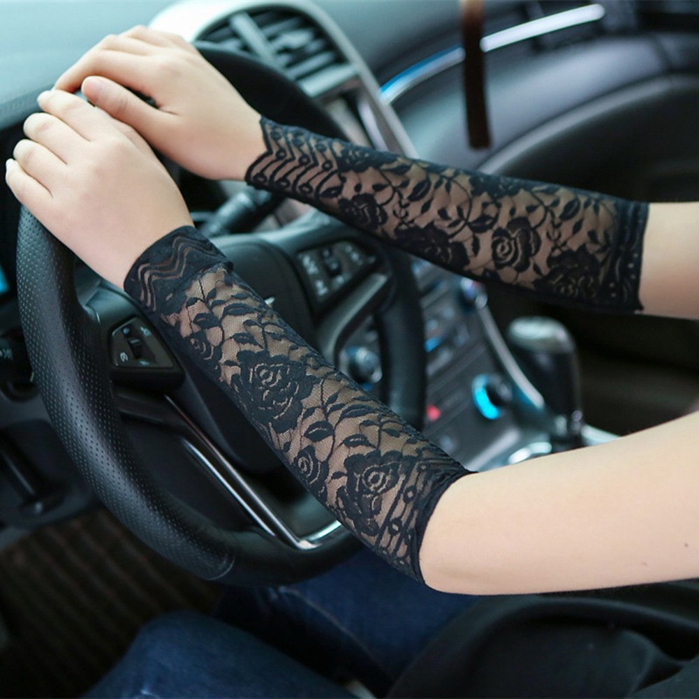 Đôi găng tay ren chống tia UV thời trang cho nữ