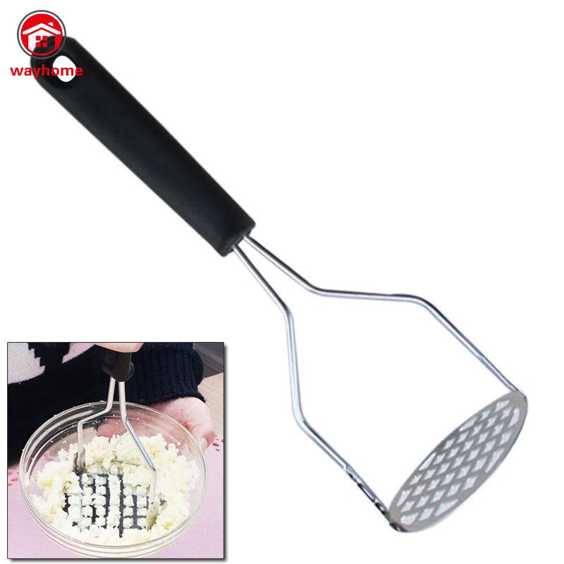 Dụng Cụ Nghiền Khoai Tây , Rau Củ Với Tay Cầm Màu Đen