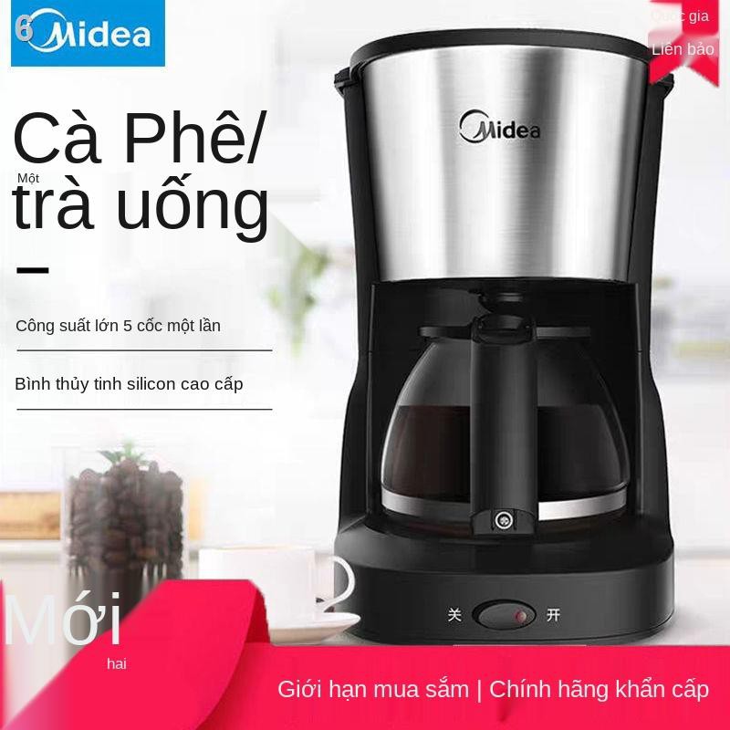 Máy pha cà phê Midea gia đình ấm mini nhỏ gọn giọt của Mỹ KFD101