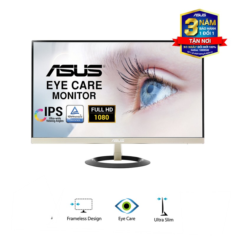 Màn Hình Siêu Mỏng ASUS VL249HE 24 inch IPS Full HD 2 Loa Siêu Mỏng Bảo Vệ Mắt - Hàng Chính Hãng