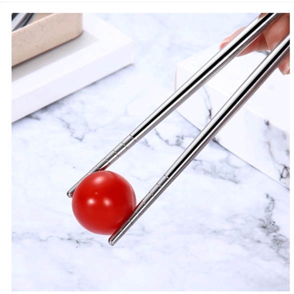 Bộ Muỗng Đũa Dĩa Thìa Inox 304 Cho Dân Văn Phòng, Sinh Viên, Đi Picnic Dã Ngoại