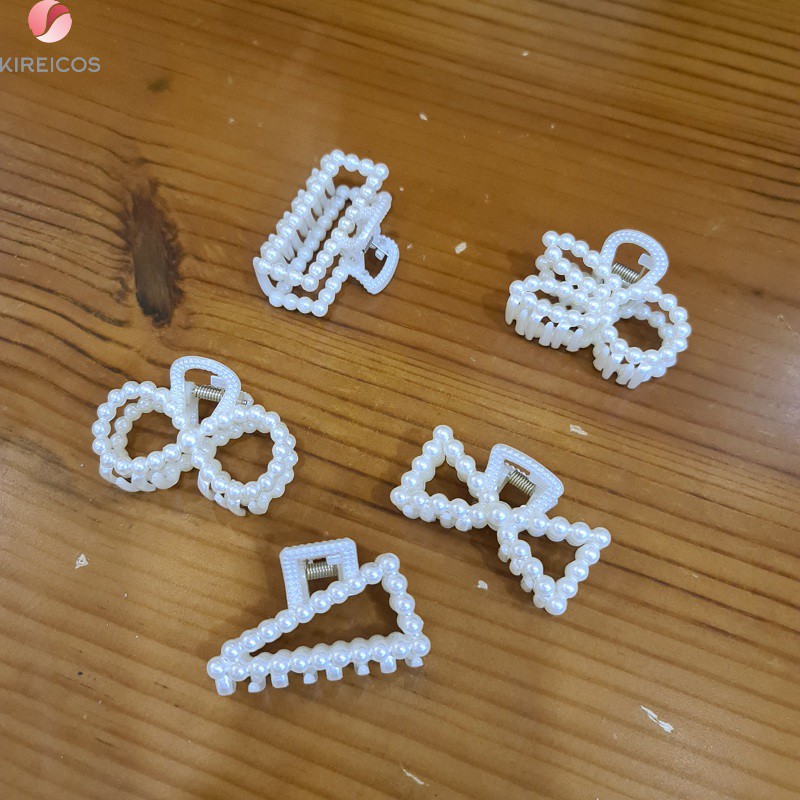 Kẹp Tóc Gấp Tóc Nữ Ngọc Trai Nhân Tạo Size 5.8cm Hot Trend