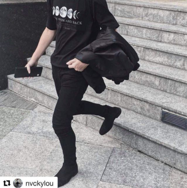 [VIDEO] QUẦN BASIC JEAN SKINNY FIT MÀU ĐEN CHO NAM