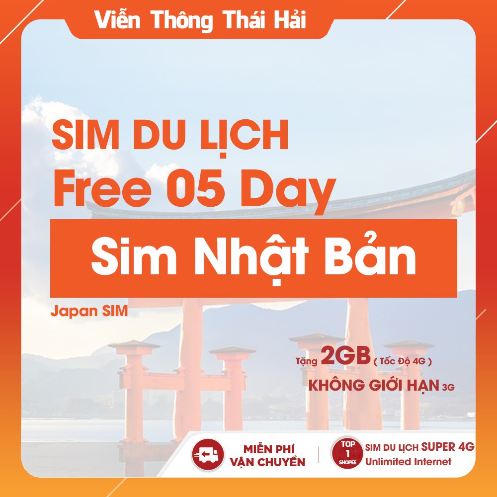 𝐓Ế𝐓 Sim Du Lịch Nhật Bản 5 Ngày - Sim 4G Du Lịch Quốc Tế _hana 02 . .