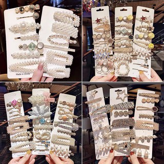 Set Kẹp Tóc Dây Buộc Tóc Loại Mới