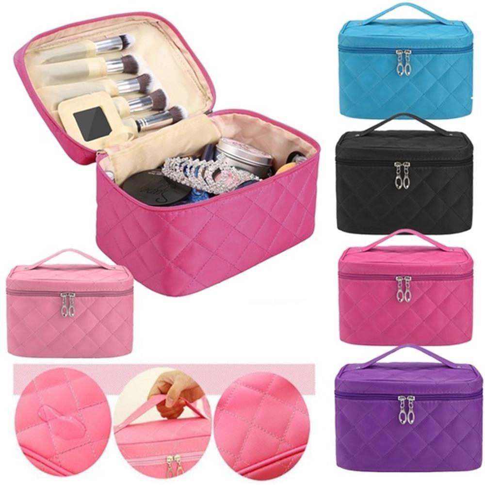 Túi Đựng Mỹ Phẩm Du Lịch Hình Oval Bằng Vải Chống Thấm Nước