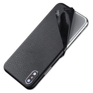 Decal dán lưng vân da cao cấp FULL viền cho các dòng iphone