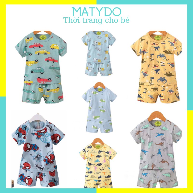 Bộ quần áo trẻ em MATYDO cotton cho bé trai mềm mại nhiều mẫu XHBT