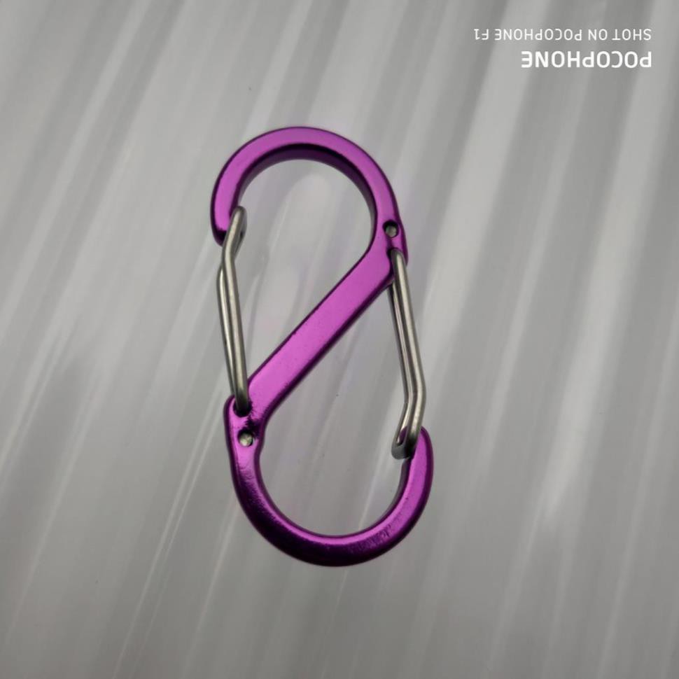 Móc Khoá S 2 Đầu Nhôm Thông Minh SIêu Nhẹ - Khoá Chắc CHắn - Hàng Gủi Ngay