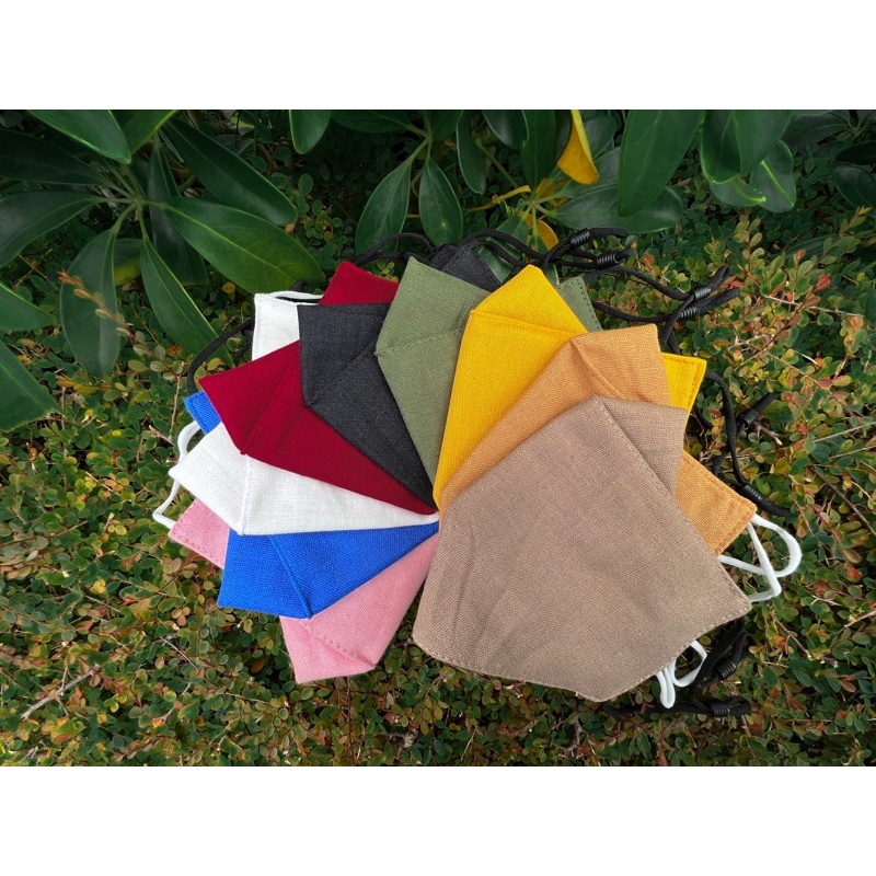 KHẨU TRANG VẢI LINEN SIÊU NHẸ THOÁNG KHÍ(Thêu tên theo yêu cầu) | BigBuy360 - bigbuy360.vn