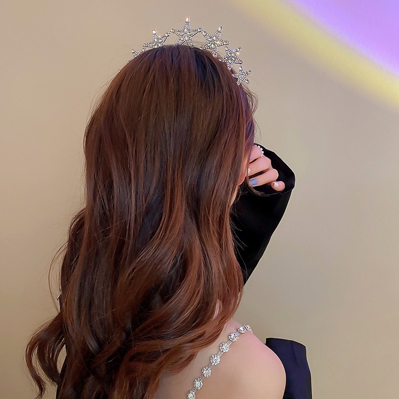 Băng đô tua rua đính đá chữ Happy New Year nhiều kiểu dáng độc đáo