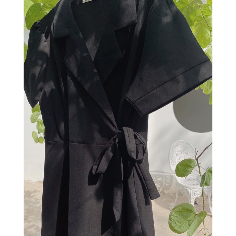 Đầm tiểu thư cổ vest vintage thắt eo dáng xoè xinh yêu đi chơi đi tiệc cưới❤️ | BigBuy360 - bigbuy360.vn