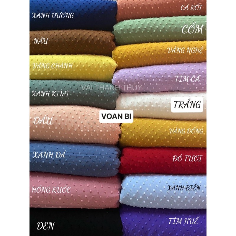 VẢI VOAN THÊU BI-DÒNG VẢI THỜI TRANG