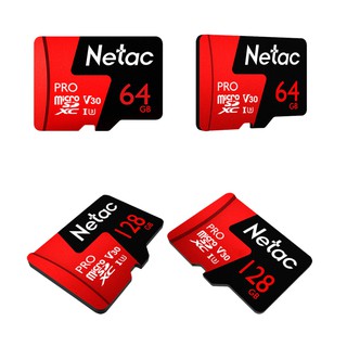 Thẻ nhớ MicroSD 64GB/128GB Netac U3 Pro 100Mb/s dùng quay 4K , Máy ánh, Điện thoại, Flycam...