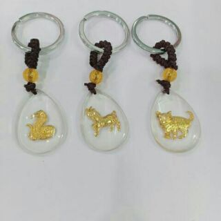 Móc khóa 12 con giáp hình giọt nước
