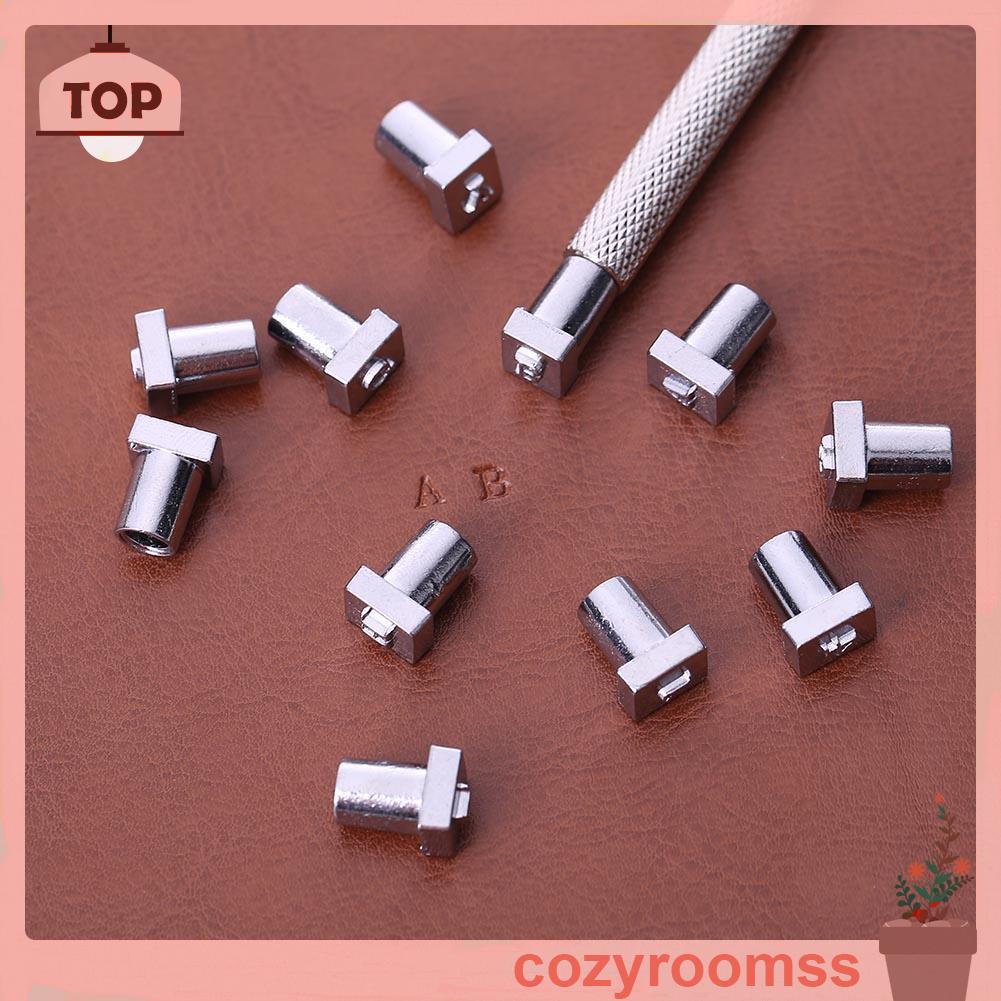 Cozyroomss 36pcs Steel Punch Alphabet Letter Number Set Metal Leather Tool