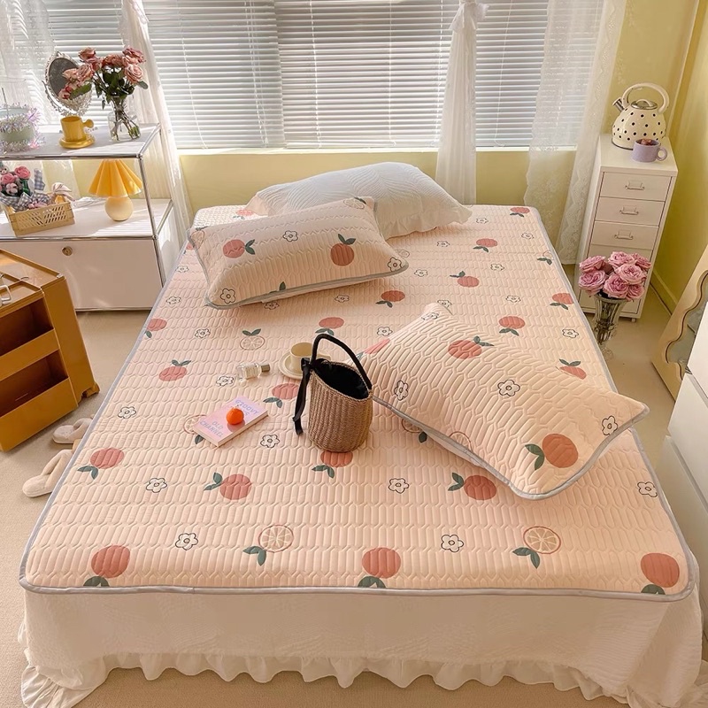 Chiếu Cao Su Non Latex Loại 1 Bền Đẹp Thoáng Mát Hàng Nặng Không Có viền bèo