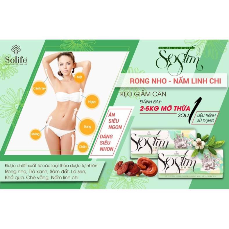 kẹo giảm cân Soslim 💖FREE SHIP💖 nấm & rong biễn | BigBuy360 - bigbuy360.vn
