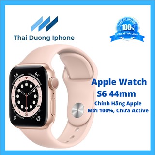ĐỒNG HỒ Apple Watch Series 6 44MM Space Gray -Viền Nhôm Đen ,Dây Cao Su Đen GPS