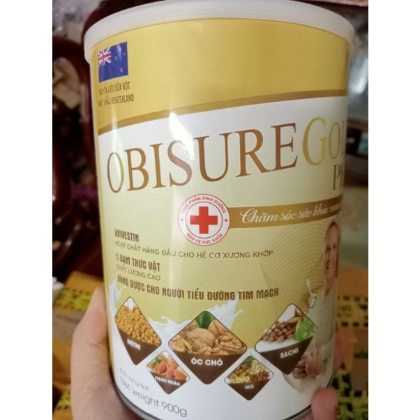 Sữa hạt OBISURE GOLD PLUS 900g nuôi dưỡng khớp và bảo vệ sụn khớp giúp xương khớp hoạt động linh hoạt
