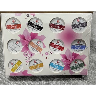 Set gel vẽ Fengshangmei chính hãng - Gel vẽ nổi chất đậm đặc 12 màu chuyên dụng