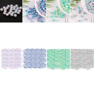 Bộ 3000 Hạt Cườm Tròn Nhiều Màu Dùng Làm Trang Sức