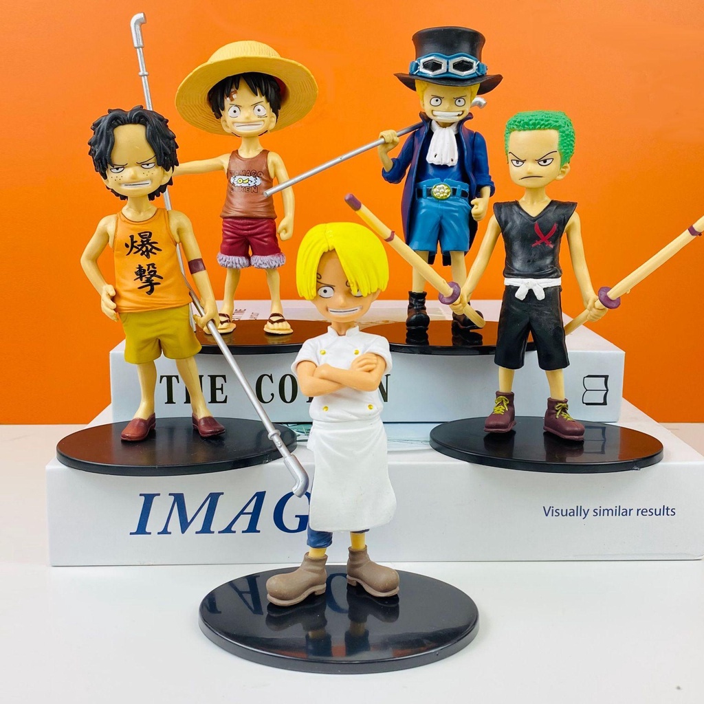 SUSANS Đồ trang trí Nhân Vật Sabo Monkey D Luffy Trong Phim Hoạt Hình One Piece Bằng PVC