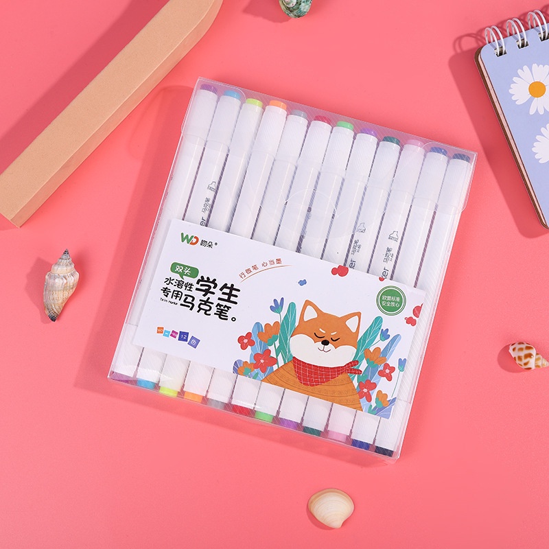 Bút dạ màu maker 2 đầu, họa cụ vẽ tranh /36 màu SP220527