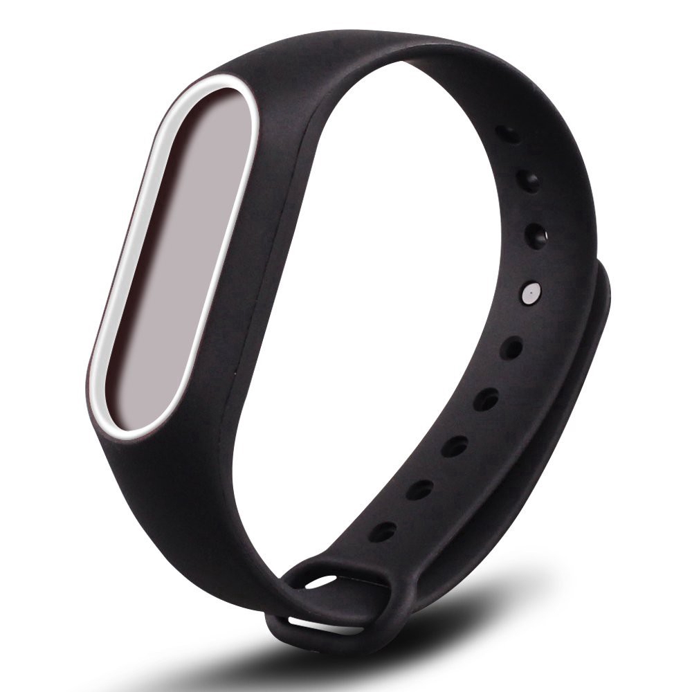 Dây đeo bằng silicone 10 màu cho đồng hồ thông minh Xiaomi Mi Band 3 / Xiaomi Mi Band 2