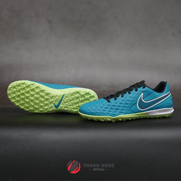 GIÀY ĐÁ BÓNG CHÍNH HÃNG NIKE TIEMPO LEGEND 8 ACADEMY TF IMPULSE - AT6100-303 - XANH NGỌC