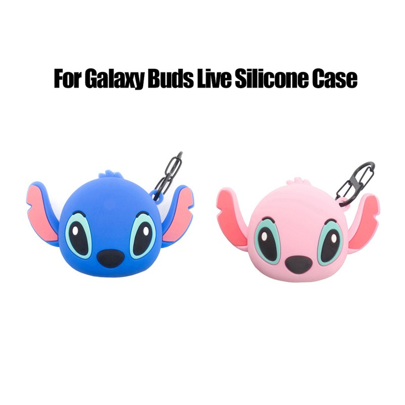 Vỏ Bảo Vệ Hộp Sạc Tai Nghe Không Dây S-Amsung Galaxy-Buds Live Bằng Silicon Chống Bụi Hình Động Vật Dễ Thương | BigBuy360 - bigbuy360.vn