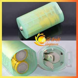 Bộ 2 adapter chuyển đổi 2 pin tiểu AA thành pin đại D