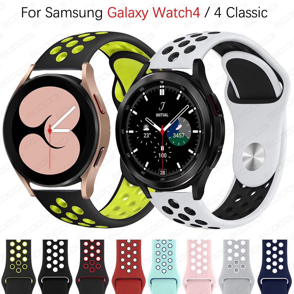 Silicone Dây Đeo Silicon Thay Thế Cho Đồng Hồ Thông Minh Samsung Galaxy watch 4 44mm 40mm / 4 classic 46mm 42mm